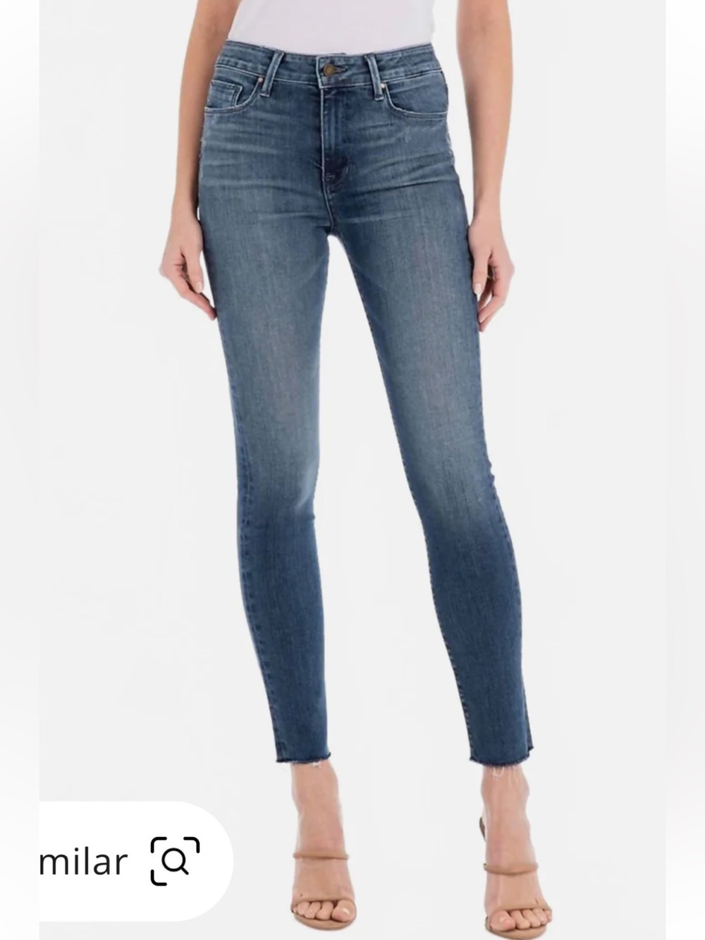 NWT Fidelity Gwen Light Wash High-Rise Skinny Jeans